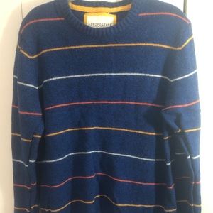 Blue sweater with Stripes